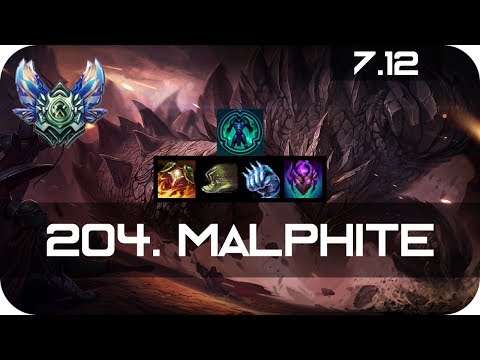 Diamond Malphite Top vs Jayce Season 7 s7 Patch 7.12 2017 Gameplay Guide Build Normals