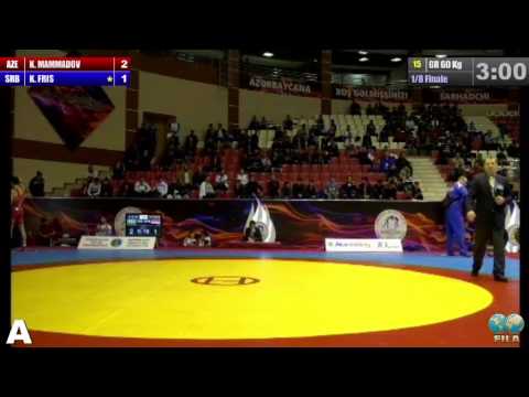 GGP2013 / MAMMADOV Kamran (AZE) - FRIS Kristian (SRB) - GR 60 kg 1/8 final match