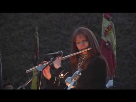 Wendy Quinlan plays Diggers Salute, Anzac Day 2010