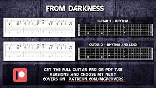 Eluveitie - From Darkness Tutorial | Full Tabs - Guitar Lesson (Guitar Pro)