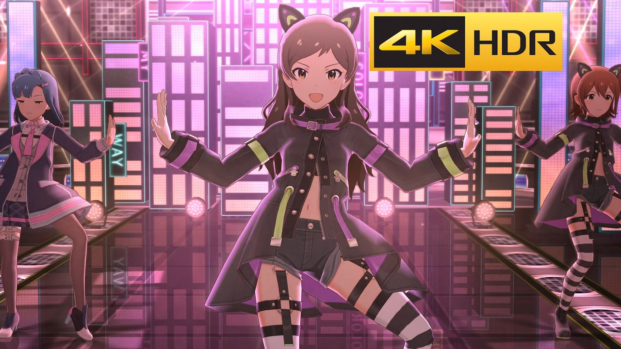 4K HDR「Purple Sky」(北沢志保 ダウンタウンガール衣装 SR)【ミリシタ/MLTD IDOLM@STER MILLION LIVE! THEATER DAYS 밀리시타 MV】