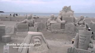 preview picture of video 'Hampton Beach 12th Annual Master Sand Sculpting Contest'