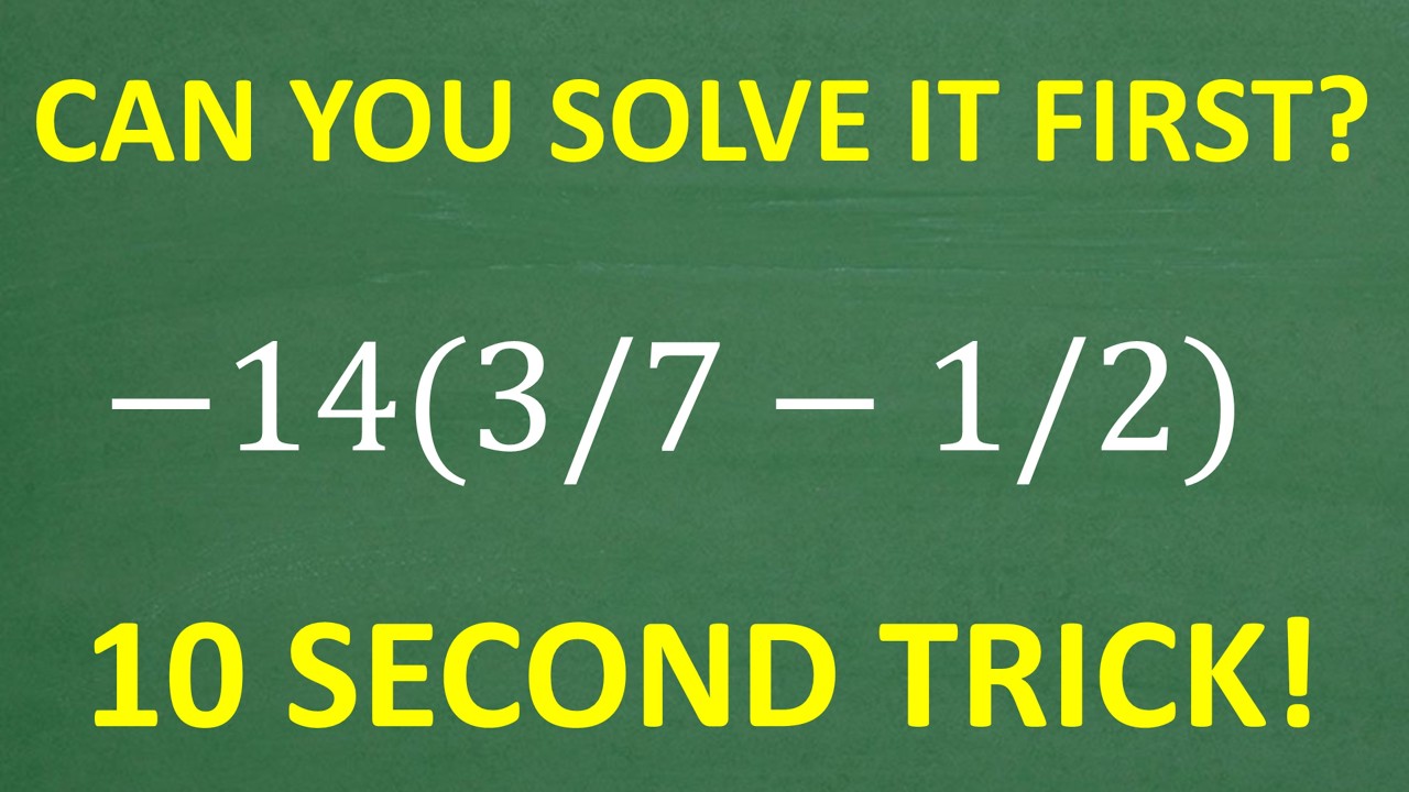 Can You Solve This in 10 Seconds? (Most Get The Math Wrong Going This FAST!)