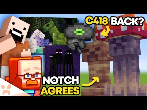 MINECRAFT JUST REVEALED BIG 1.22 MOB NEWS… C418 RETURN + NEW CREEPER UPDATE AFTER ALL?!