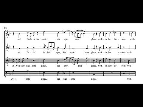 April is in my mistress' face (Bass- Slower)