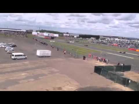 Kimi Raikonnen crash Silverstone 2014