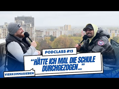 Vierkommasieben - Schulzeit, Rap & Schauspiel, Hype, neue Serie, Demo, lustige Storys😂 | PodClass#13