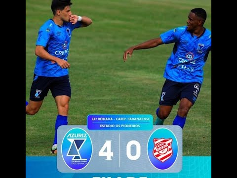 QUE LANCES!!1 AZURIZ 4X0 RIO BRANCO - 11ª RODADA - PARANAENSE 2023