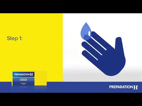 How to Apply Preparation H® Ointment with an Applicator