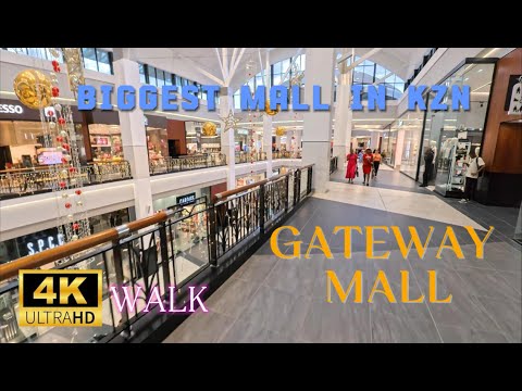 BIGGEST MALL IN KZN! Gateway Mall, Umhlanga | 4K Walking Tour