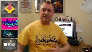 Retro Waffle - TyrannoFunkus Raz in a Yellow T-Shirt
