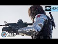 Highway Chase Scene Captain America The Winter Soldier 2014 4K HDR Movie Clip