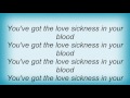 Robert Cray - Love Sickness Lyrics