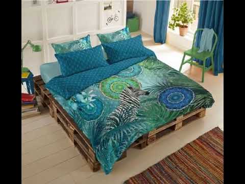 Utroligt blødt og lækkert satin sengetøj i smukke farver med mandala ornament fra MyTrendyHome dk