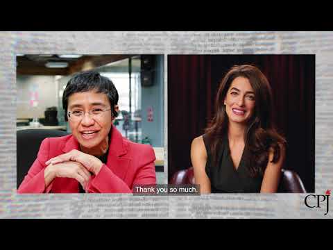 CPJ’s 2020 IPFA: Amal Clooney and Maria Ressa Interview