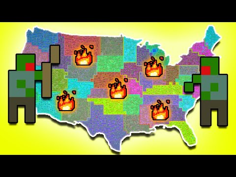 I Forced Zombies On America Until 1 State Left... - Worldbox