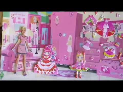 Кукла Барби встречается с сестренками// игры с наклейками