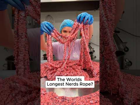 I Made The World's LONGEST Nerds Rope! 🤯