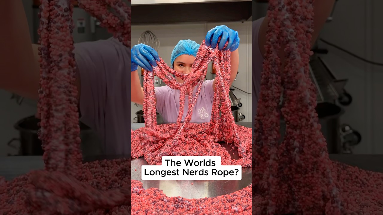 I Made The World's LONGEST Nerds Rope! 🤯