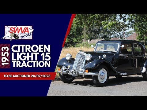 LOT 56 - Citroen Light 15 Traction 1953 | SWVA 28th July 2023 Classic Car Auction