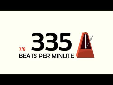 335 BPM 7/8 Metronome