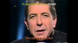 LEONARD COHEN - Ain&#39;t no cure for love - Subtitulado bilingüe (inglés - español)