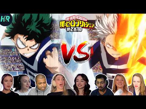 DEKU vs. TODOROKI!! PEAK⚡ My Hero Academia Season 2 Episode 10 Reaction Mashup