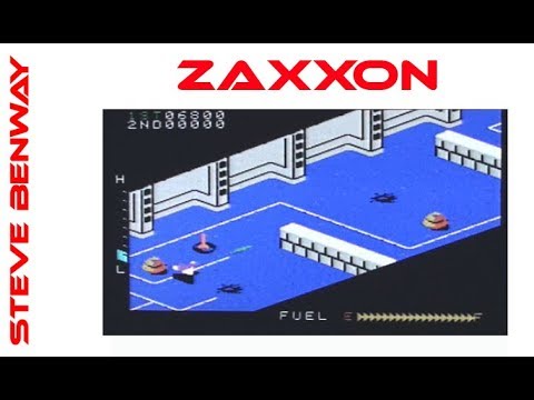 Zaxxon on Colecovision. Gameplay & Commentary