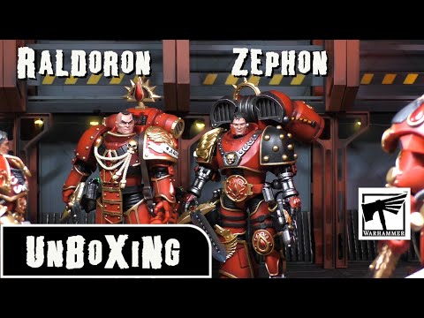 Unboxing - Blood Angels Raldoron & Dominion Zephon Joytoy, Warhammer 30,000 Horus Heresy