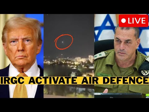 🚨 BREAKING: Israel Under ATTACK - Drones Fly Over Iran - Trump 'Shoot To Kill' Order