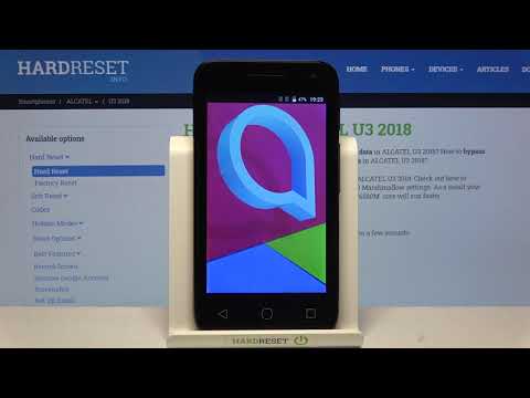 ALCATEL U3 - How to Power On & Activate Smartphone