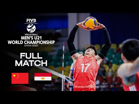 China vs. Egypt - Pool A | Men's U21 World Champs 2025 - Full Match