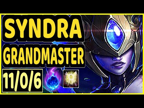 ALTEC (SYNDRA) - 11/0/6 KDA GAMEPLAY - NA Ranked GRANDMASTER