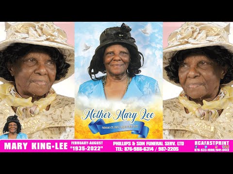 Mary King-Lee (Funeral Service)