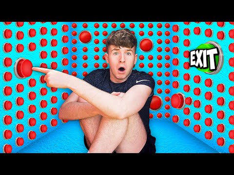 10,000 Mystery Buttons.. Only 1 will let you ESCAPE!