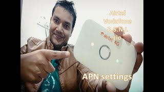 How to solve Reliance Jio, Vodafone, Bsnl Unlocked Airtel 4G Hotspot Huawei apn setting 100% working