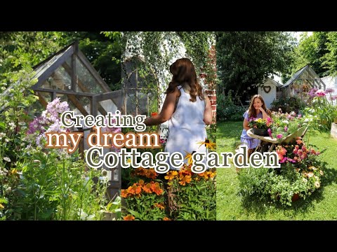 Turning a square piece of grass into my dream cottage garden 🌱