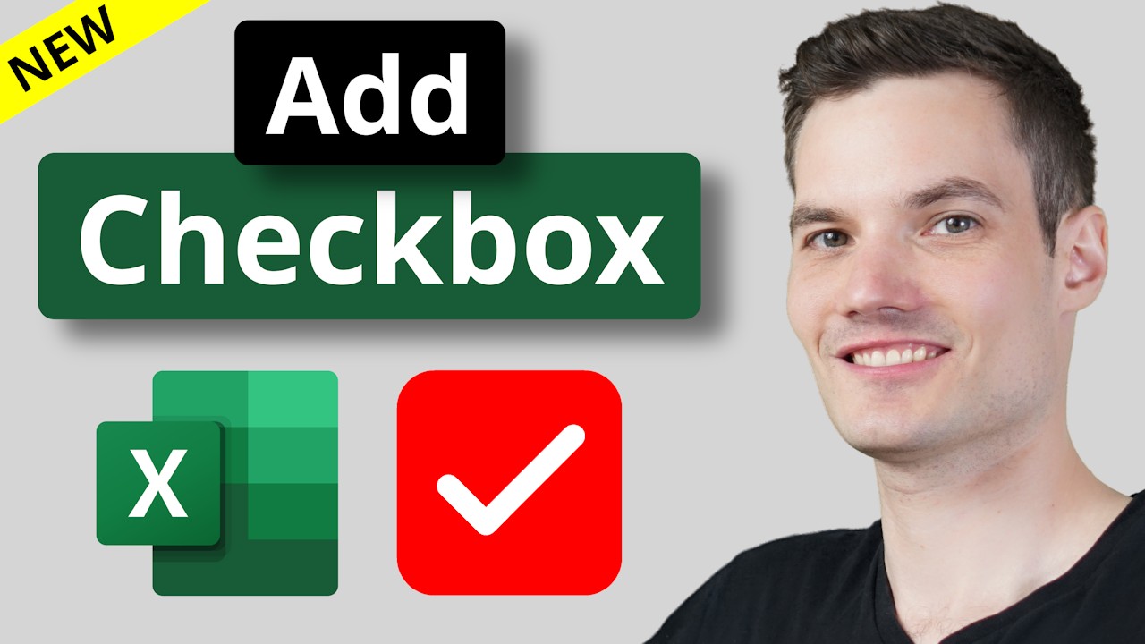 NEW: How to Add Checkbox in Excel