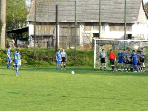LKS Studzionka 1:2 SKS FORTUNA Wyry, juniorzy. Gol na 1:2