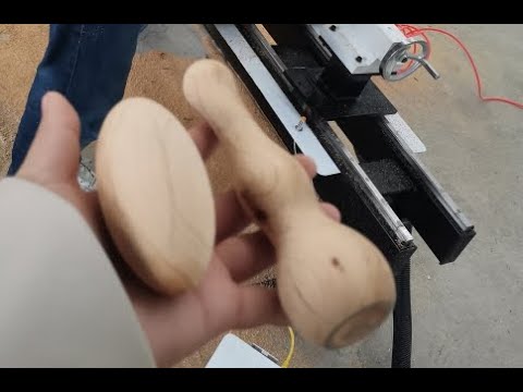 Cheap CNC Lathe Machine for Natural Wood Crafts