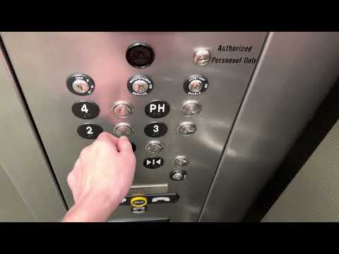 EPIC MOTORS! HUGE ThyssenKrupp Oildraulic Elevators @ UCCS Osborne Center - Colorado Springs CO