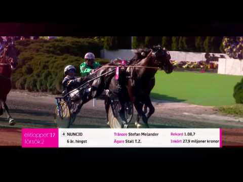 Presentation hästarna i Elitloppet Benders försök 2