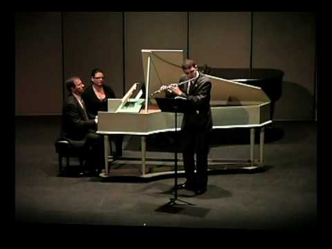J.S. Bach - Sonata in E-flat Major for Flute and Harpsichord