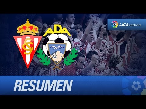 Resumen de Sporting de Gijón (2-1) AD Alcorcón - HD