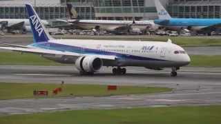 preview picture of video 'ANA JA830A B787-9 Dreamliner FUKUOKA Airport 全日空 ドリームライナー B787-9 初号機 福岡空港離着陸'