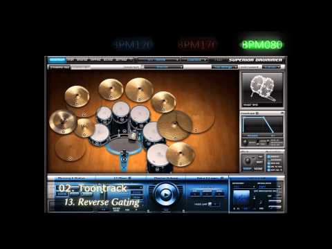 S2.0 Superior Drummer 2 ALL Built-in Presets Demo!!