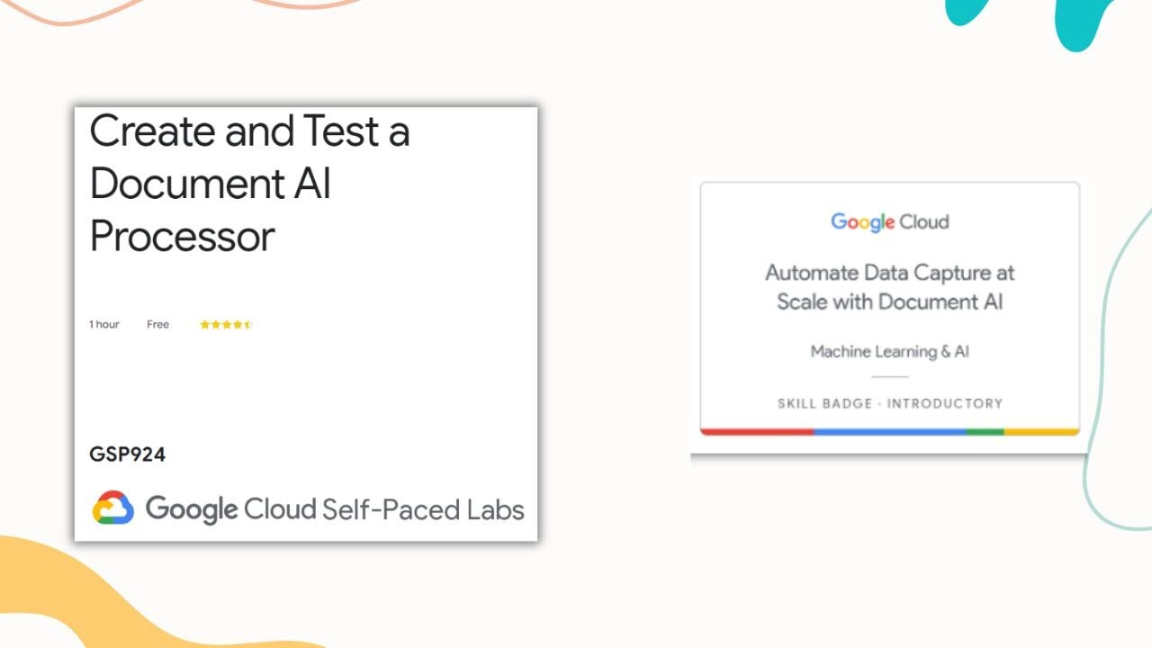 Create and Test a Document AI Processor | Automate Data Capture at Scale with Document AI