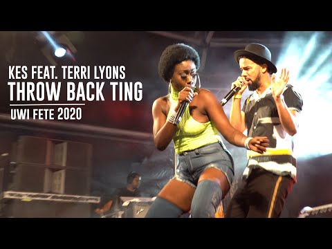 Kes and Terri Lyons - Throw Back Ting live performance at UWI Fete | Trinidad Carnival 2020 [4K]