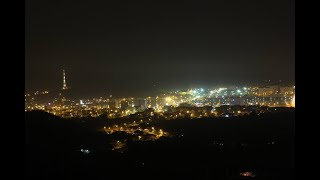 preview picture of video 'Thành phố mới Lai Châu ban đêm từ trên cầu kính'