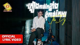 ភ្លៀងកាន់តែខ្លាំងខ្ញុំកាន់តែអរ  - ថាឌឺ  ( Official Lyrics Video )
